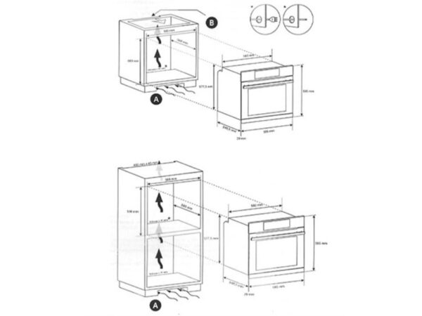 FORNO ENCASTRAR ELETRICO INOX MULTIFUNÇÕES FIDCX625L CANDY - Image 2