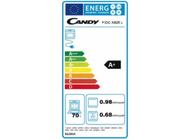 FORNO ENCASTRAR ELETRICO INOX MULTIFUNÇÕES FIDCX625L CANDY - Image 3